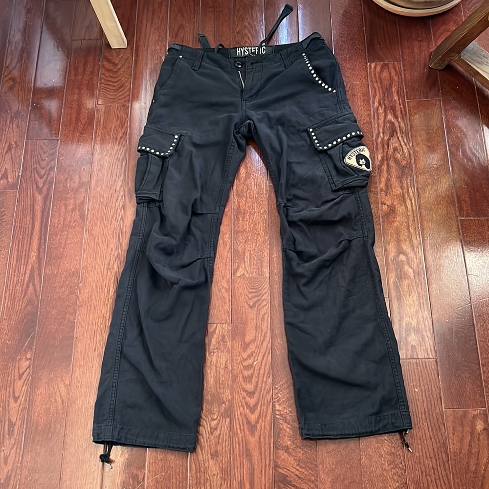 Hysteric Glamour black cargo pants